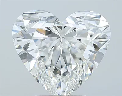 3.50ct G VS2 Rare Carat Ideal Cut Heart Diamond