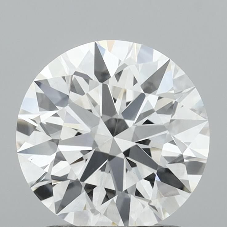 1.54ct E SI1 Rare Carat Ideal Cut Round Lab Grown Diamond
