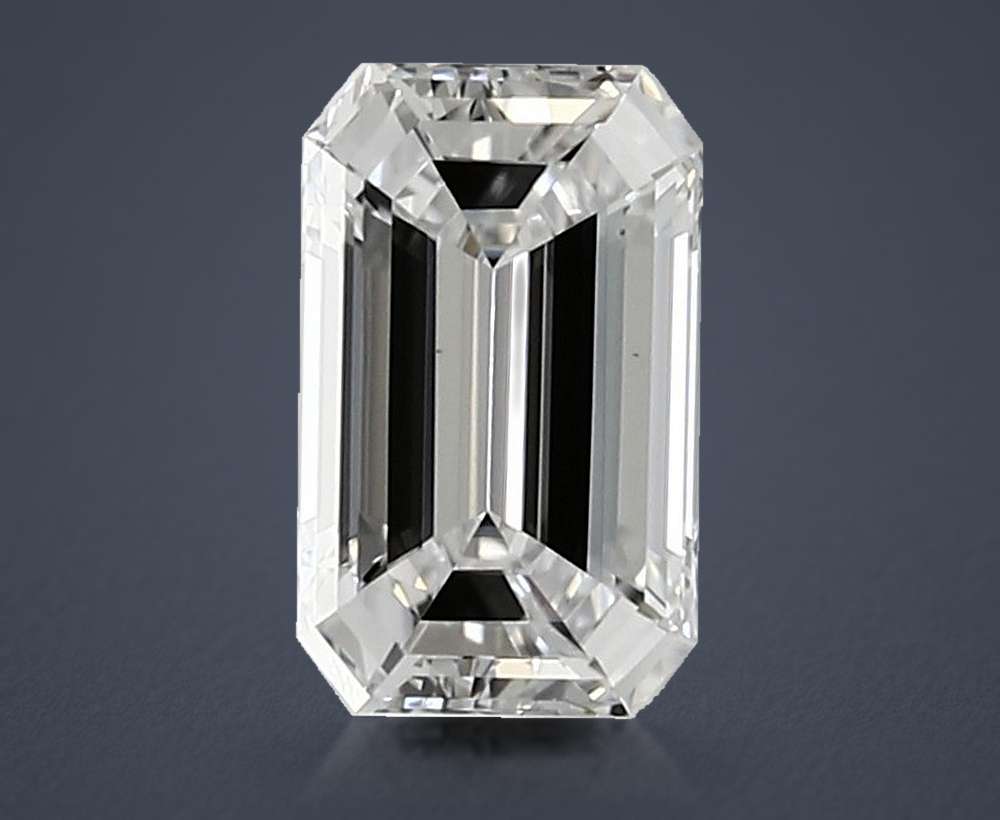 0.70ct D VS2 Very Good Cut Emerald Diamond