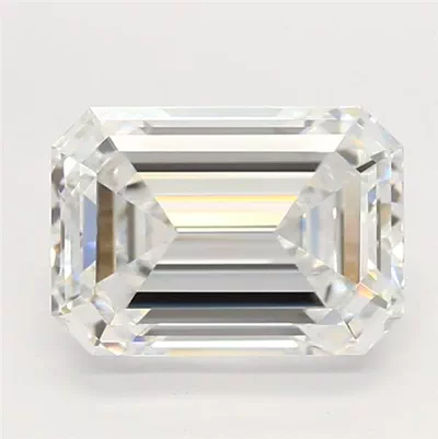 2.13ct D VVS1 Rare Carat Ideal Cut Emerald Lab Grown Diamond