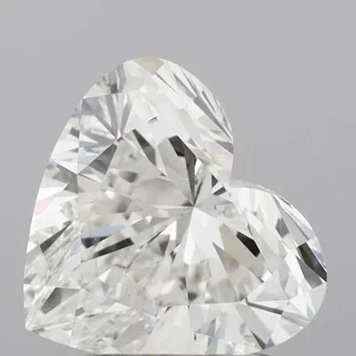 2.01ct G VVS2 Rare Carat Ideal Cut Heart Lab Grown Diamond