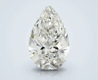 11.92ct E VVS2 Rare Carat Ideal Cut Pear Lab Grown Diamond