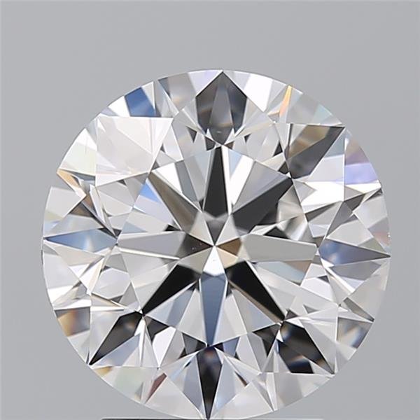 3.01ct E VS2 Rare Carat Ideal Cut Round Diamond