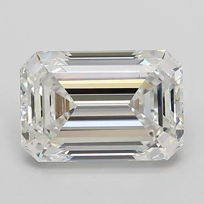 2.03ct E VS1 Rare Carat Ideal Cut Emerald Lab Grown Diamond