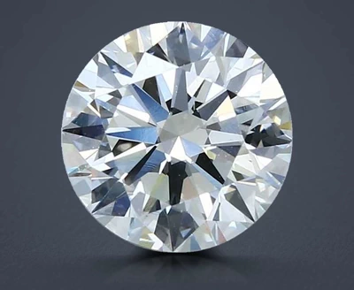3.01ct K SI2 Rare Carat Ideal Cut Round Diamond