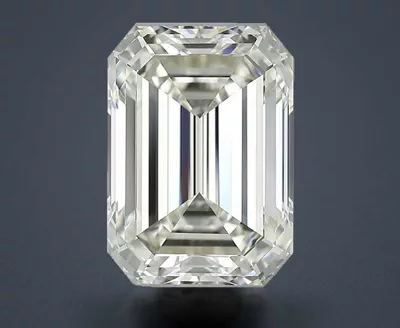 5.01ct J VVS2 Rare Carat Ideal Cut Emerald Diamond