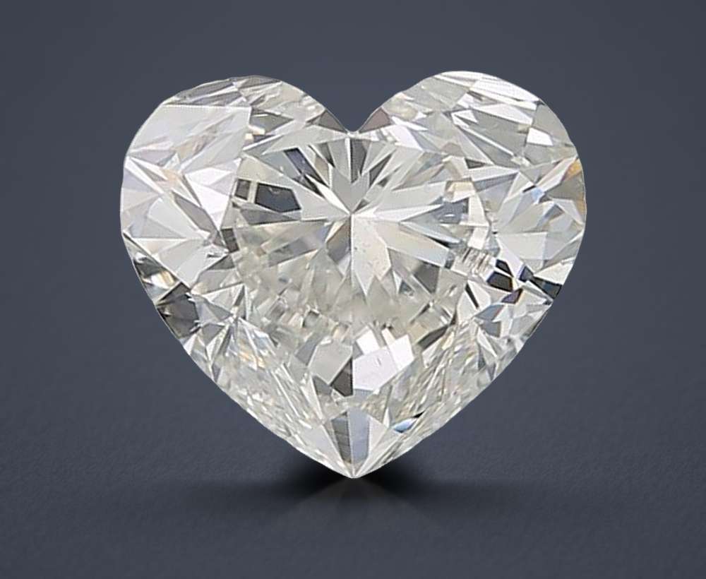 1.70ct I SI2 Rare Carat Ideal Cut Heart Diamond