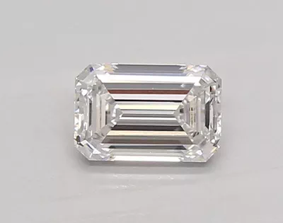 0.53ct D VVS1 Rare Carat Ideal Cut Emerald Lab Grown Diamond