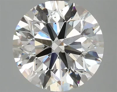 3.03ct F SI1 Excellent Cut Round Lab Grown Diamond