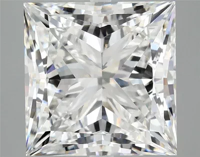 8.07ct E VVS2 Rare Carat Ideal Cut Princess Lab Grown Diamond