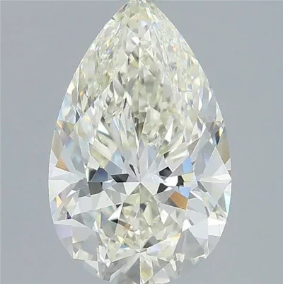 2.10ct H SI1 Rare Carat Ideal Cut Pear Diamond