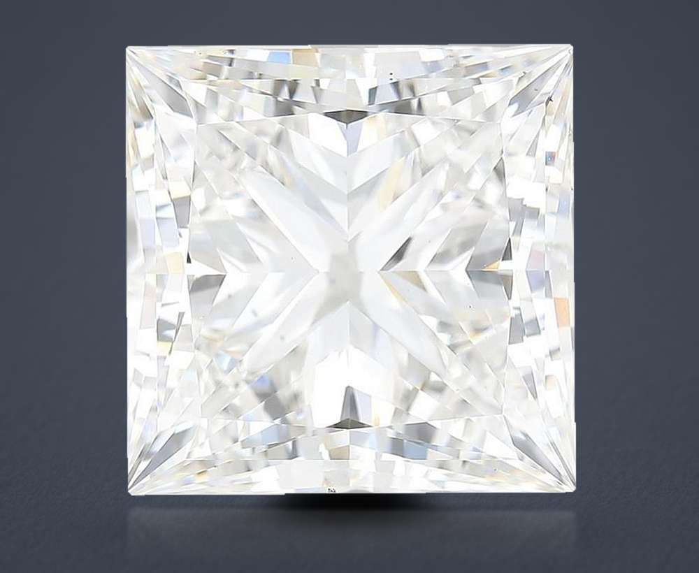 16.02ct F VS1 Rare Carat Ideal Cut Princess Lab Grown Diamond