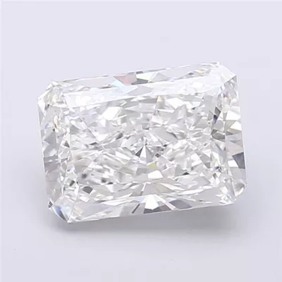 3.14ct E VVS2 Rare Carat Ideal Cut Radiant Lab Grown Diamond