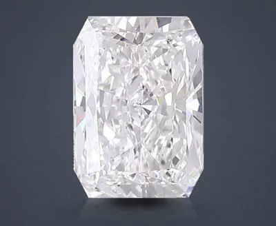 3.14ct E VVS2 Rare Carat Ideal Cut Radiant Lab Grown Diamond
