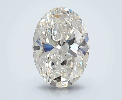3.07ct E VVS2 Rare Carat Ideal Cut Oval Lab Grown Diamond