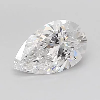 1.34ct D VVS2 Rare Carat Ideal Cut Pear Lab Grown Diamond