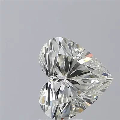 3.20ct J SI2 Rare Carat Ideal Cut Heart Diamond