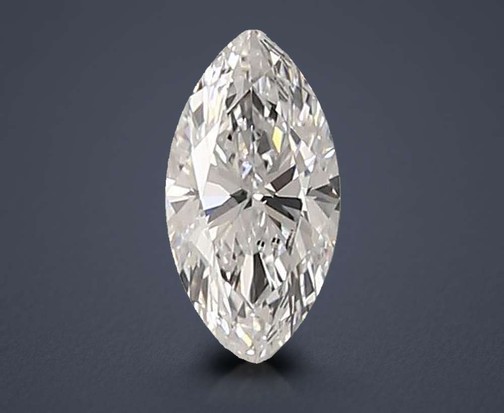 0.64ct D VVS2 Rare Carat Ideal Cut Marquise Lab Grown Diamond