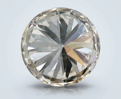 3.08ct K SI1 Rare Carat Ideal Cut Round Diamond