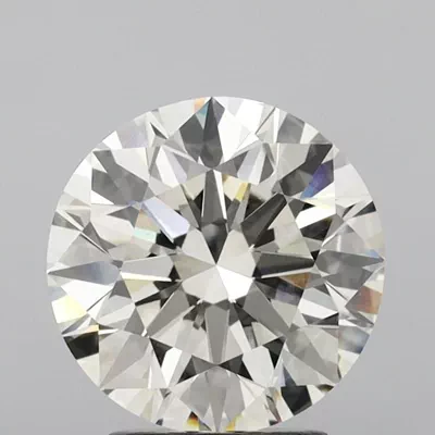 3.68ct J VS1 Excellent Cut Round Lab Grown Diamond