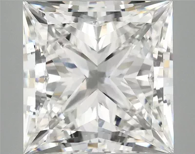 8.03ct F VVS2 Rare Carat Ideal Cut Princess Lab Grown Diamond