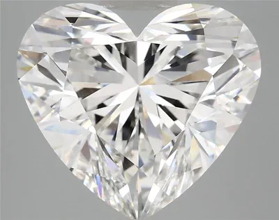 6.08ct E VVS2 Rare Carat Ideal Cut Heart Lab Grown Diamond
