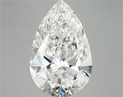 10.08ct F VVS2 Rare Carat Ideal Cut Pear Lab Grown Diamond