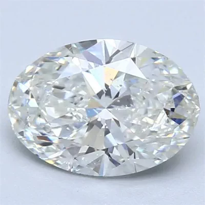 1.30ct H SI2 Rare Carat Ideal Cut Oval Diamond