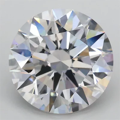 3.77ct F VS1 Rare Carat Ideal Cut Round Lab Grown Diamond