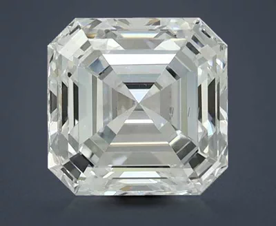 0.90ct E SI1 Very Good Cut Asscher Lab Grown Diamond