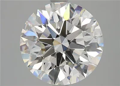 3.22ct G IF Rare Carat Ideal Cut Round Diamond