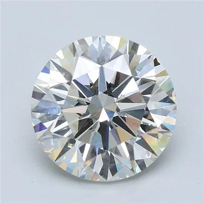4.61ct J SI1 Rare Carat Ideal Cut Round Diamond