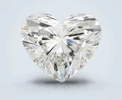 6.10ct E VVS2 Rare Carat Ideal Cut Heart Lab Grown Diamond
