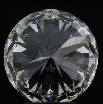 3.04ct K VS2 Rare Carat Ideal Cut Round Diamond