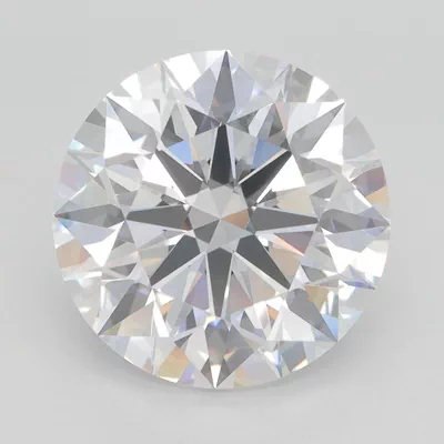 5.36ct D VVS2 Rare Carat Ideal Cut Round Lab Grown Diamond