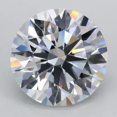 1.58ct D VVS2 Rare Carat Ideal Cut Round Lab Grown Diamond