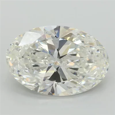 7.67ct F VVS2 Rare Carat Ideal Cut Oval Lab Grown Diamond