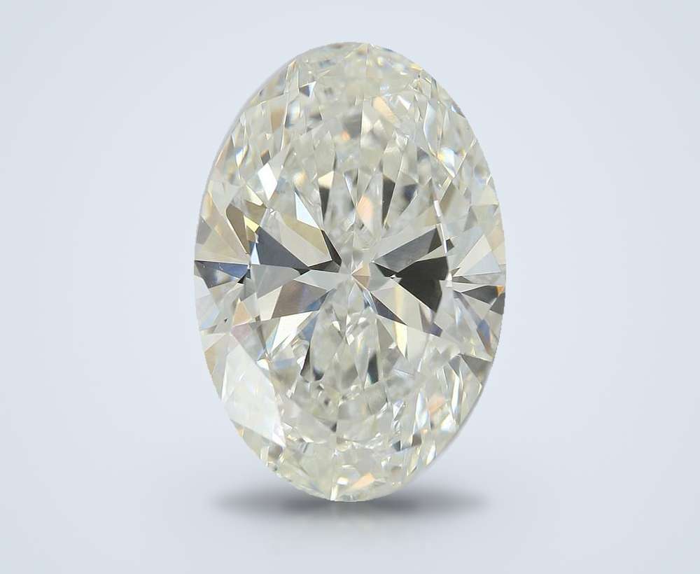 7.67ct F VVS2 Rare Carat Ideal Cut Oval Lab Grown Diamond