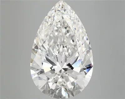 10.24ct F VVS2 Rare Carat Ideal Cut Pear Lab Grown Diamond