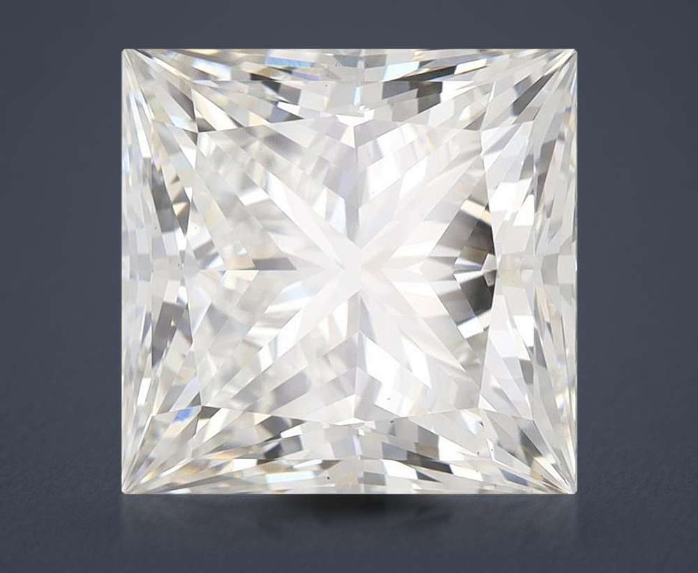 7.12ct H VS1 Rare Carat Ideal Cut Princess Lab Grown Diamond
