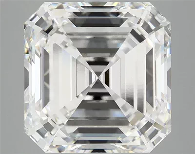 8.07ct F VVS2 Rare Carat Ideal Cut Asscher Lab Grown Diamond