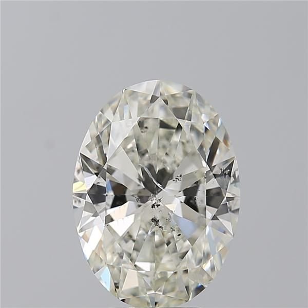 5.01ct J SI2 Rare Carat Ideal Cut Oval Diamond