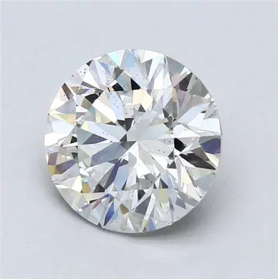 3.44ct F SI1 Excellent Cut Round Lab Grown Diamond