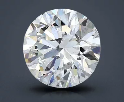 3.44ct F SI1 Excellent Cut Round Lab Grown Diamond