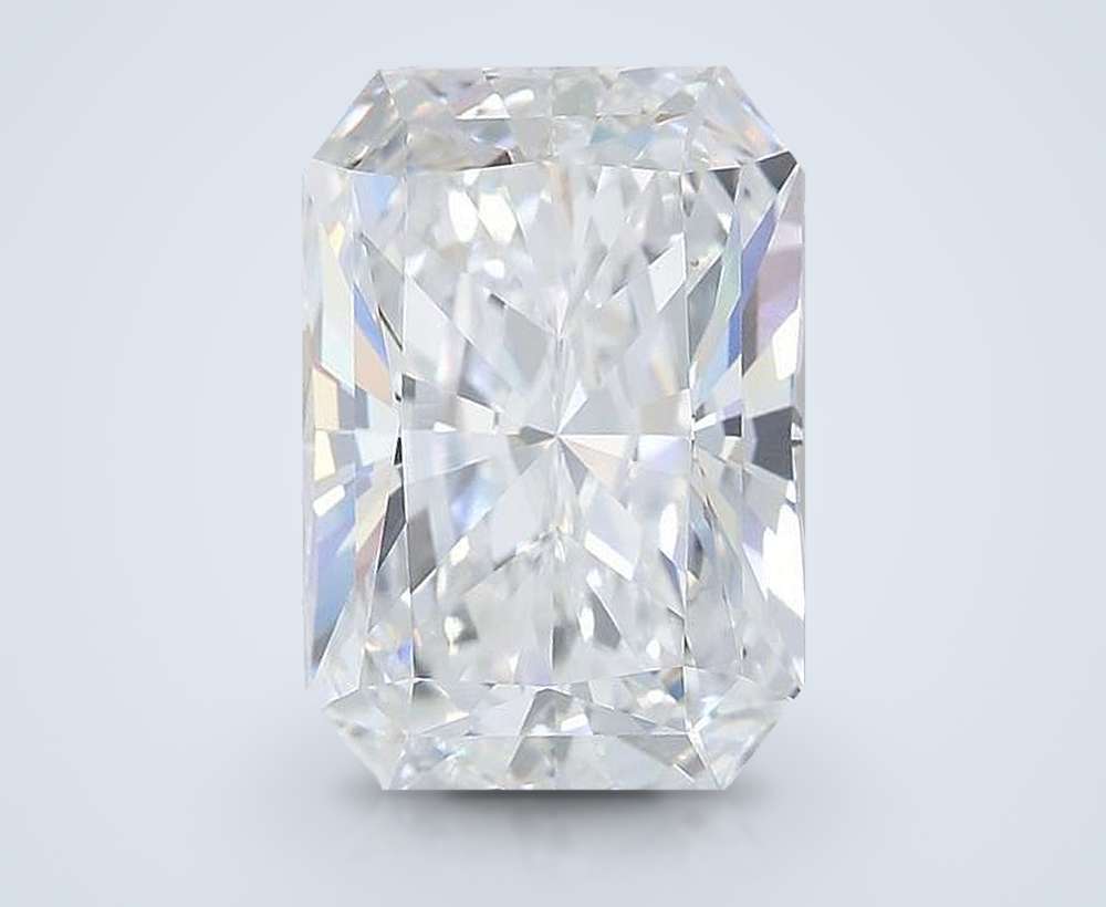 7.58ct F VVS2 Excellent Cut Radiant Lab Grown Diamond