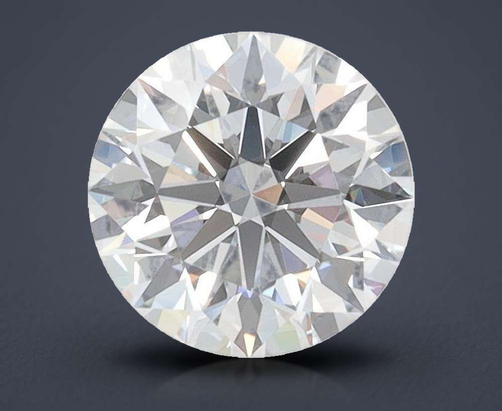 1.58ct E VVS2 Rare Carat Ideal Cut Round Lab Grown Diamond