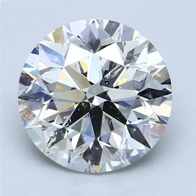 3.70ct I SI2 Excellent Cut Round Diamond