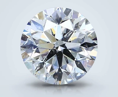 3.70ct I SI2 Excellent Cut Round Diamond