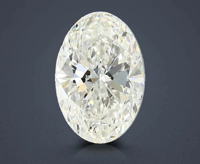 4.17ct F VS1 Rare Carat Ideal Cut Oval Lab Grown Diamond