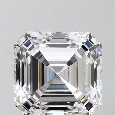 3.06ct E VS1 Rare Carat Ideal Cut Asscher Lab Grown Diamond